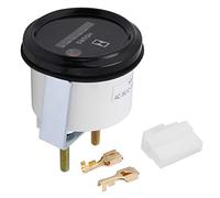 AC/DC 12-36 V 6 Jauge Compteur d'heure de quartz, Rond Compteur d'heure numérique à haute précision pour Moteur de Bateau Voiture Camion