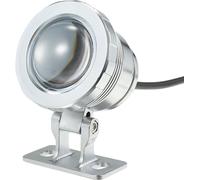 AC/DC 12V 10W RGB LED Spotlight with Remote Control 16 Colors Changing Flash/ Strobe/ Fade/ Smooth 4 Lighting Effects IP66 Water-resist Design