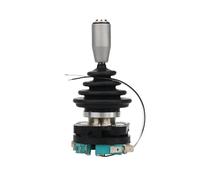 AC DC 250V/125V 30mm Joystick Switch with Push Button Switch Momentary 4 position Latching Monolever Cross Switch HKF4-11A-4L NWPNLXEA(HKSF4-11A-4 Latching)