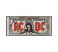 AC/DC ACDC Angus Buck Bill Dollar Money Talks Music Woven Sew On Applique Patch
