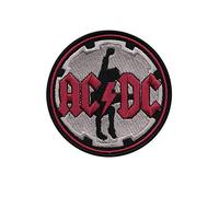 Ac Dc ACDC Angus Cog Gituar Hq Patch Écusson brodé thermocollant Accessoire Souvenir