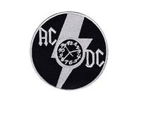 Ac Dc Acdc Clock Écusson Patch en fer brodé sur accessoire