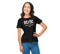 AC/DC Back in Black 1980", WOACDCRTS067, Noir, Taille L