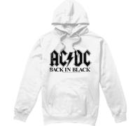 AC/DC - "Back In Black" Sweat à capuche pour homme TV7303 (M) (Blanc)