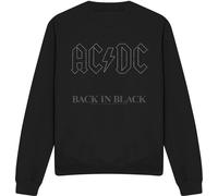 AC/DC - "Back In Black" Sweat-shirt pour homme/femme unie TV11138 (S) (Noir)