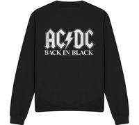 AC/DC - "Back In Black" Sweat-shirt pour homme/femme unie TV11180 (XXL) (Noir)