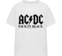 AC/DC - "Back In Black" T-shirt Homme/Femme Unie TV15407 (M) (Blanc)