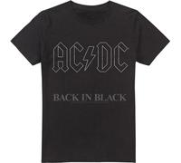 AC/DC - "Back In Black" T-shirt pour homme TV13301 (S) (Noir)