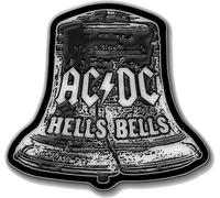 AC/DC - Badge "Hells Bells", émail RO8440 (taille unique) (Noir/argent)