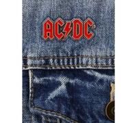 AC/DC Badge Logo Épingle d'émail Blanc G