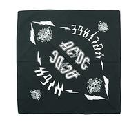 AC/DC Bandana High Voltage Band Logo Nouveau Officiel Noir Size One Size