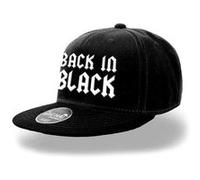 AC/DC - Casquette BLACK IN BLACK (XL) (Noir) - UTCI104 Noir G