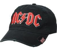 AC/DC - Casquette de baseball homme/femme unie RO4310 (Taille unique) (Noir/Rouge)
