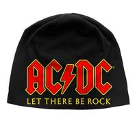 AC/DC - Casquette "Let There Be Rock" pour homme/femme unie RO6579 (Taille unique) (Noir/Rouge/Jaune)