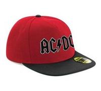 AC/DC - Casquette LOGO - Unisexe (Taille unique) (Rouge / noir) - UTCI994 Rouge / Noir G