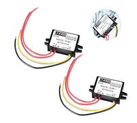 AC-DC Convertisseur d'Alimentation AC 12V (10-28V) à DC 12V, 2 Pièces 3A Module Convertisseur,Convertisseur de Tension Réduite Étanche Régulateur de Tension Module de Convertisseur