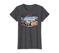 AC/DC - Dirty Deeds Done Dirt Pas Cher T-Shirt, Femme, Chiné Foncé, XXL