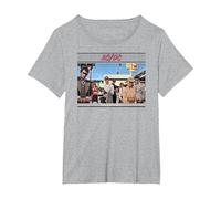 AC/DC - Dirty Deeds Done Dirt Pas Cher T-Shirt, Femme Grandes Tailles, Gris Chiné, 3X