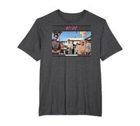 AC/DC - Dirty Deeds Done Dirt Pas Cher T-Shirt, Homme Grandes Tailles, Chiné Foncé, 4X Tall