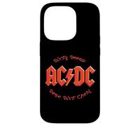 AC/DC Dirty Deeds Done Dirt Texte Script bon marché Coque pour iPhone 14 Pro