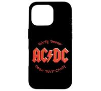 AC/DC Dirty Deeds Done Dirt Texte Script Bon marché Coque pour iPhone 16 Pro