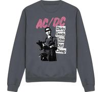 AC/DC - "Dirty Deeds" Sweat-shirt homme/femme unie TV11141 (XL) (Charbon de bois)