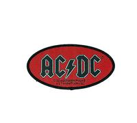 AC/DC Écusson à coudre avec logo ovale