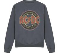 AC/DC - "Est. '73" Sweat-shirt pour homme/femme unie TV11178 (XXL) (Charbon de bois)