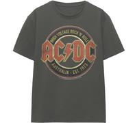 AC/DC - "Est. '73" T-shirt Homme/Femme Unie TV15415 (S) (Charbon de bois)