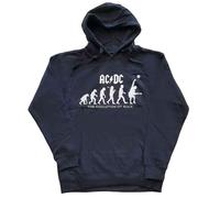 AC/DC Evolution of Rock Navy Blue L Hoodie