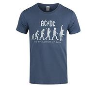 AC/DC Evolution of Rock T-Shirt Homme (Lot de 1)