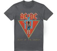AC/DC - "Flick of the Switch" T-shirt pour homme TV13310 (XXL) (Charbon de bois)
