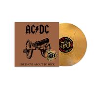 AC / Dc - For Those Sur To Rock. 50th Ann. Ed. (2024) LP Gold Vinyl