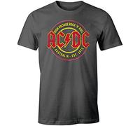 AC/DC - Haut voltage Aus. 73 T-shirt organique pour fans de AC/DC (S, gris foncé)