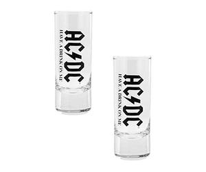 AC/DC Have A Drink On Me Indifférent Lot de verres à shots transparent Verre