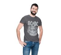 AC/DC « Hells Bells » MEACDCRTS050 T-Shirt Homme, Anthracite, Taille M