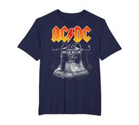 AC/DC - Hells Bells T-Shirt, Homme Grandes Tailles, Bleu Marine, 2X Tall