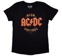 AC/DC High Voltage RnR Black M Femme T-shirt
