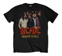 AC/DC 'Highway To Hell Band' (Noir) T-Shirt - OFFICIEL