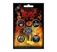 Ac/Dc - Highway to Hell Button Badge Set [Import]