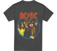 AC/DC - "Highway To Hell" T-shirt Homme/Femme Unie TV17397 (3XL) (Charbon de bois)