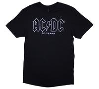 AC/DC History Logo Black XL T-shirt