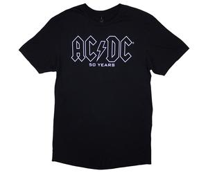 AC/DC History Logo Black XL T-shirt