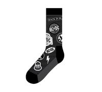 AC/DC Icons (US Men's Shoe Size 8-12) Socks Black One Size Black