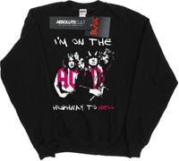 AC/DC - "I'm On The Highway To Hell" Sweat-shirt pour femme BI2454 (XL) (Noir)