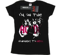 AC/DC - "I'm On The Highway To Hell" T-shirt pour femme BI4437 (XXL) (Noir)