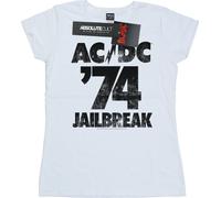 AC/DC - "Jailbreak 74" T-shirt pour femme BI4656 (S) (Blanc)