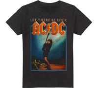 AC/DC - "Let There Be Rock" T-shirt pour homme TV13308 (S) (Noir)