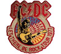 Ac/Dc Let There Be Rock Tour 1977 Woven Patch Size One Size