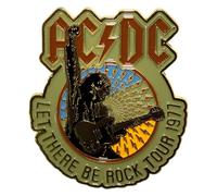 Ac/Dc Let There Be Rock Tour 77 Pin Badge